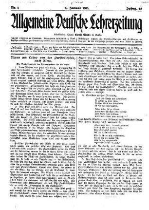 Neues zur Lehre von der Persönlichkeit, auch Altes : ein Neujahrsgruß