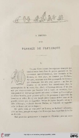 2. Pér. 14.1876: À propos d'un passage de Plutarque, [1]