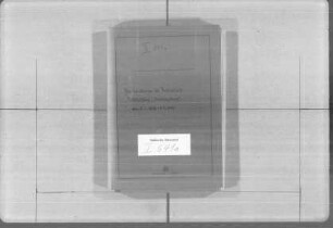 Das Kuratorium der Realschule: Protokolle 5.1.1838-4.4.1849