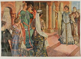 Schulwandbild (Schulwandbild "Nibelungen 5")