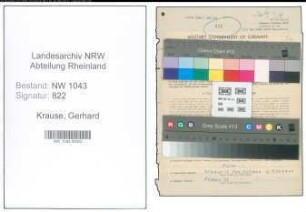 Entnazifizierung Gerhard Krause , geb. 30.03.1904 (Verwaltungsbeamter)