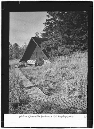 Hütte im Georgenfelder Hochmoor