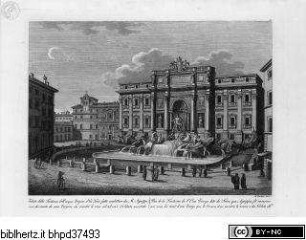 Verschiedene Ansichten Roms und Umgebung, Veduta della Fontana dell Acqua Vergine d. a. di Trevi (Taf. 13 [14])