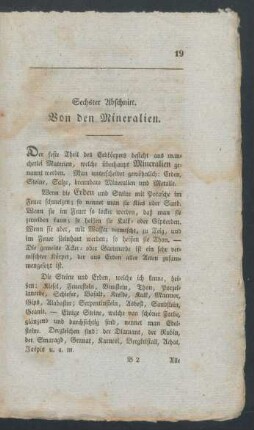 Sechster Abschnitt. - Zehnter Abschnitt.
