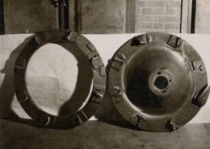 Kessel 11, Mühle 3. Durch Fremdkörper zerstörtes Mühlenrad