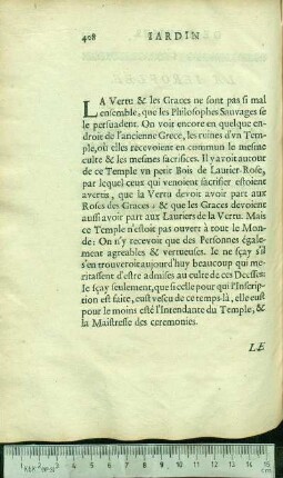 [Le Lavrier-Rose. Virtuti & Gratijs.]
