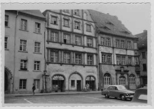 Görlitz, Häuser Nr. 22, 23 und 24 (Ratsapotheke) am Untermarkt