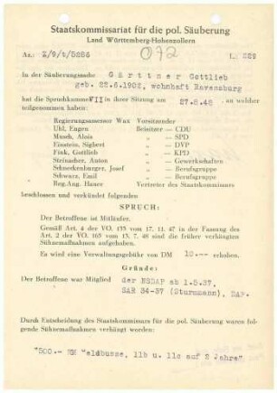 Gärttner, Gottlieb