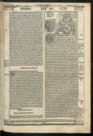 Incipit Ezechiel propheta.