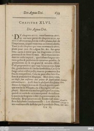 Chapitre XLVI. Des Agnus Dei.