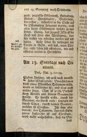 166-183, Am 13. Sonntage nach Trinitatis