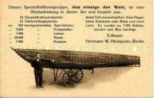 Werbekarte für ein Faltboot