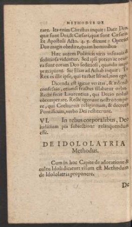 De Idololatria Methodus.