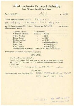 Gaiser, Otto