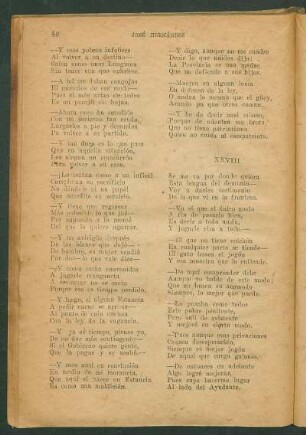 XXVIII [Historia de las raciones]