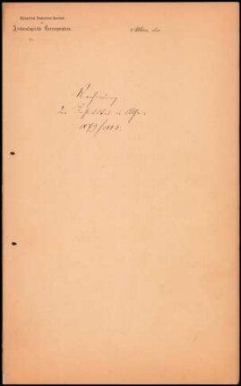 Abrechnung 1879/1880