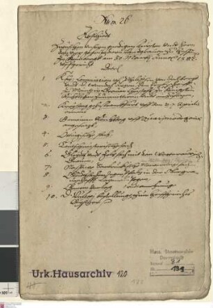 Vergleich zwischen den Landgrafen-Brüdern Wilhelm IV. von Hessen-Kassel, Ludwig IV. von Hessen-Marburg, Philipp II. von Hessen-Rheinfels und Georg...