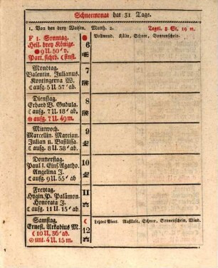 Schreib-Kalender zum Gebrauche für Jedermann : zumal für Beamte, Geistliche, Handels- und Gewerbsleute. 1833