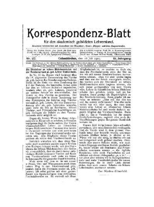 Die Oberlehrer an höheren Mädchenschulen und der Vereinsverband ak. geb. Lehrer Deutschlands