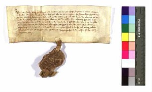 Graf Bertold von Graisbach und Marstetten, genannt von Neuffen, Hauptmann in Oberbayern, bescheinigt der Stadt Ulm den Empfang der Reichssteuer von Martini 1339/40.