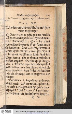 Cap. XX. Was für unraht und schade auß heucheley entspringe?