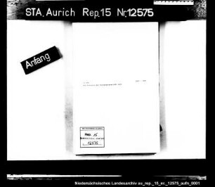 Die Statuten der Synagogengemeinde Leer