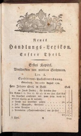 Erstes Kapitel. Vorschriften von mittlern Scripturen.