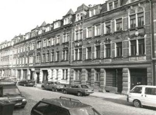 Dresden-Pieschen, Mohnstraße 25/29. Wohnhäuser (um 1900)