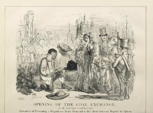 Opening of the Coal Exchange. (As Mr. Punch hoped it would have been)