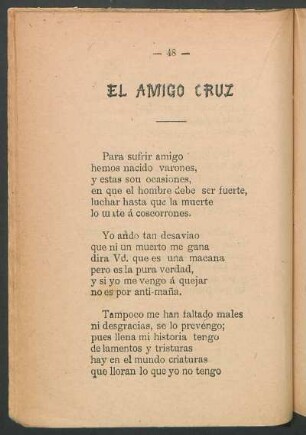 El amigo Cruz