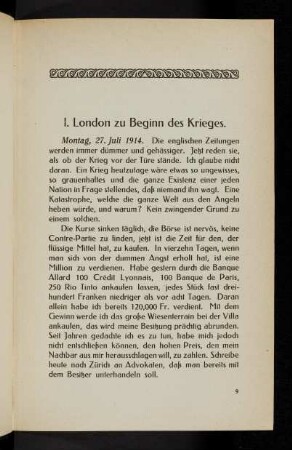 9-37 I. London zu Beginn des Krieges