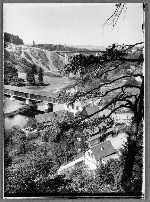 Blick ins Land vor Saalburg