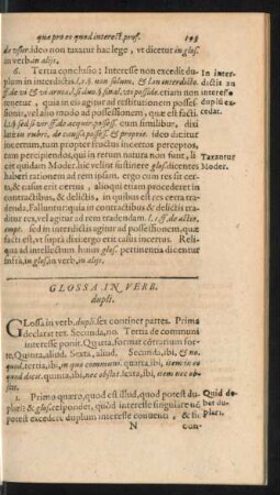 Glossa In Verb. dupli.