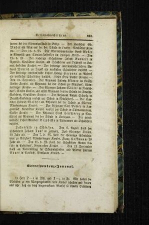 Korrespondenz-Journal