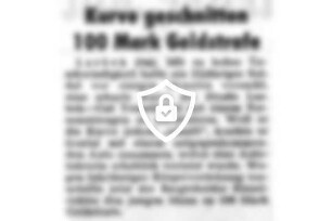 Kurve geschnitten - 100 [Name maskiert]