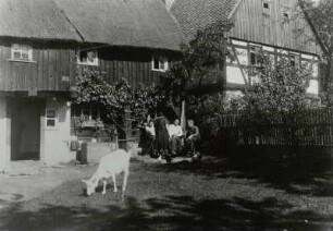 Hofansicht eines ländlichen Anwesens