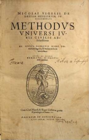 Methodus universi iuris civilis absolutissima