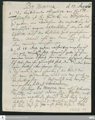 Brief von August Hermann Francke an Heinrich Julius Elers.