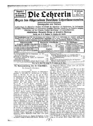 Die Auseinandersetzung über die Einheitsschule : III.