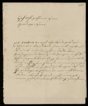 Brief von Charlotte Rebecca Damisel an Johann Friedrich von Uffenbach. Hanau, 28.12.1760