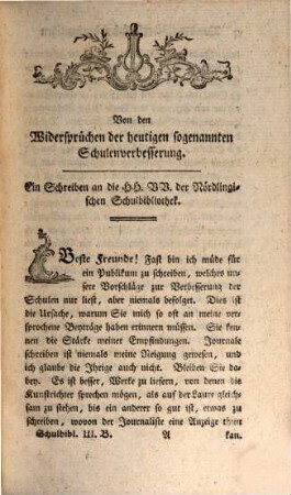 Allgemeine Bibliothek für das Schul- und Erziehungswesen in Teutschland. 3. 1775