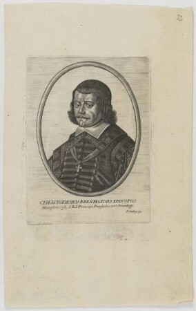 Bildnis des Christophorus Bernhardus
