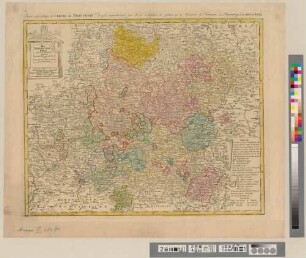 Der Fraenkische Kreis : = Charte geographique du Cercle de Franconie