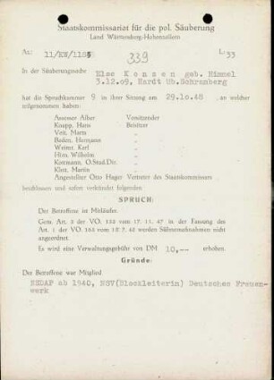 Konzen, Else