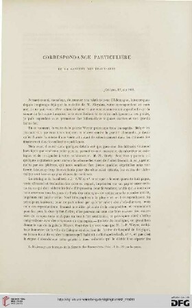 13: Correspondance particulière de la Gazette des Beaux-Arts