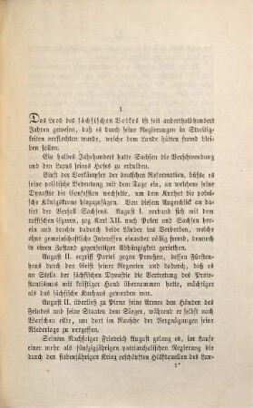 Sachsens Vergangenheit und Zukunft : Von einem Sachsen