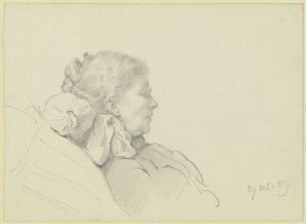 Luise Scholderer lesend