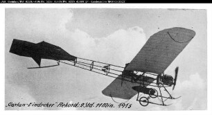 Flugzeug: Harlan-Eindecker im Flug