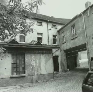 Colditz, Wohnhaus mit Schmiede, Hofansicht