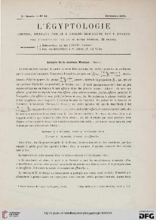Heft 12 (Dézembre 1874)